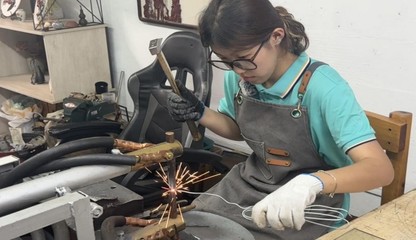 鐵畫千錘鍛新火 合工大學子蕪湖探尋非遺“鐵骨畫魂”的數字新生